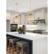 Sawyer 1 Light 12.5 inch Classic Brass Pendant Ceiling Light