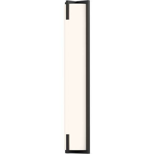 New Edge LED 5 inch Satin Black Bath Bar Wall Light