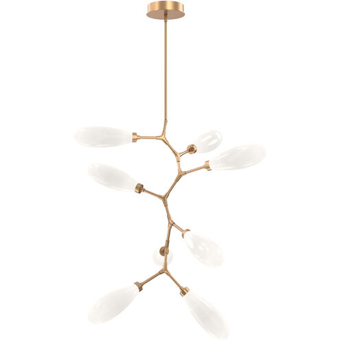 Fiori LED Novel Brass Chandelier Ceiling Light, Modern Vine