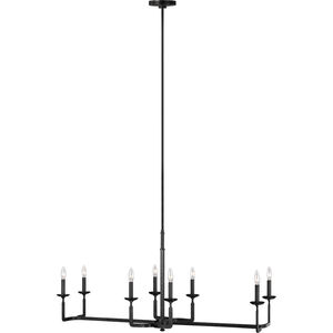Ansley 8 Light 14.63 inch Aged Iron Chandelier Ceiling Light