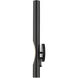 Acra 1 Light 5 inch Shiny Black ADA ADA Single Sconce Wall Light