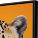Animals Collection Flat Black Floater Frame Canvas