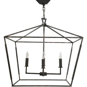Arnold 4 Light 24.25 inch Antique Bronze Chandelier Ceiling Light