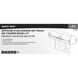 Running Man Brushed Aluminum Exit Sign