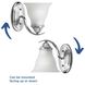 Trinity 1 Light 6.5 inch Polished Chrome Bath Vanity Wall Light