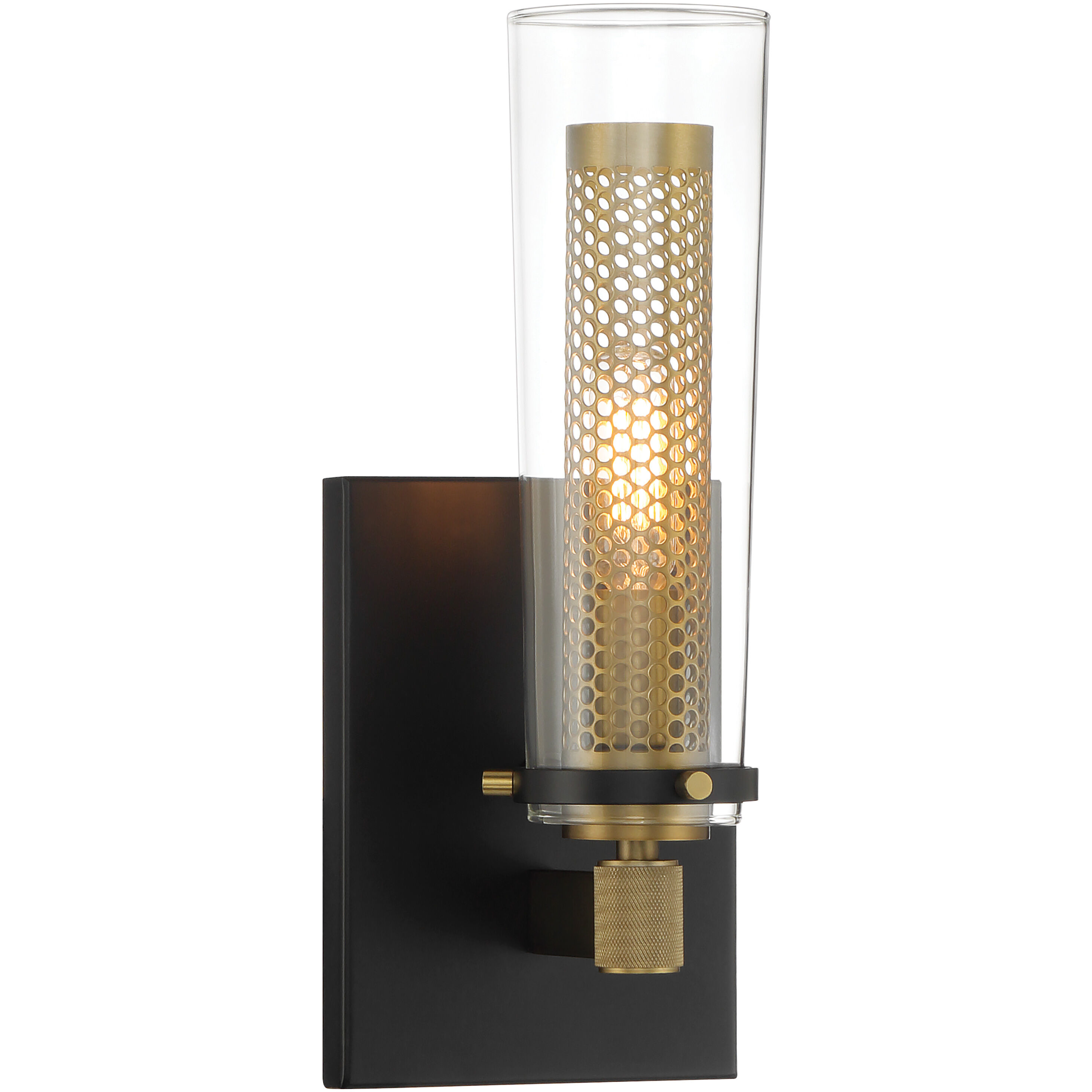 Emmerham 2 Light 20.25 inch Coal and Soft Brass Bath Vanity Wall Light in Coal/Soft Brass