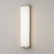 Tunnel LED 26 inch Brushed Aluminum Outdoor Wall Mount
