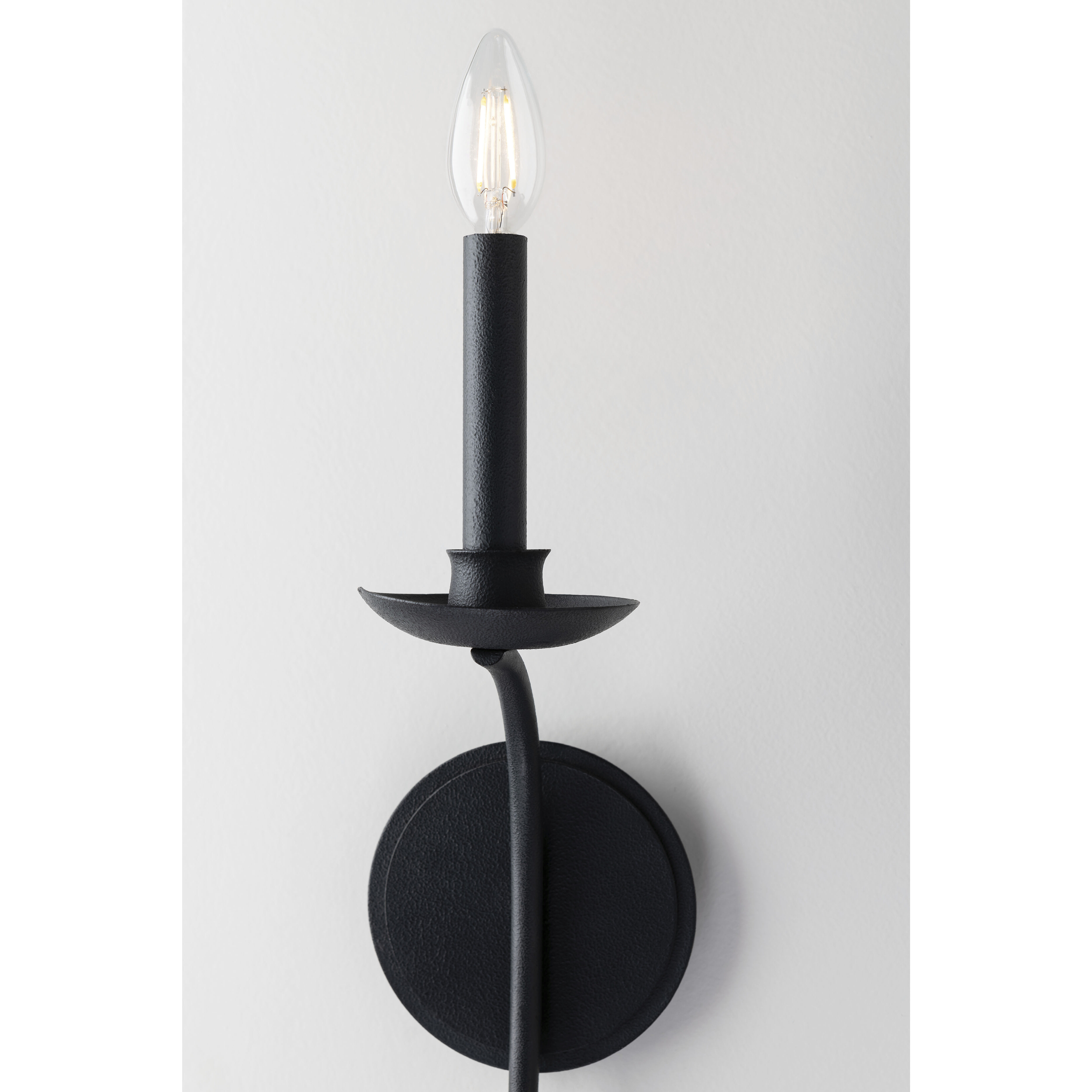 Sawyer 1 Light 5 inch Forged Iron Wall Sconce Wall Light