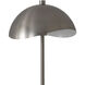 Luna Bella 61 inch 14 watt Satin Nickel Iron and Black Floor Lamp Portable Light