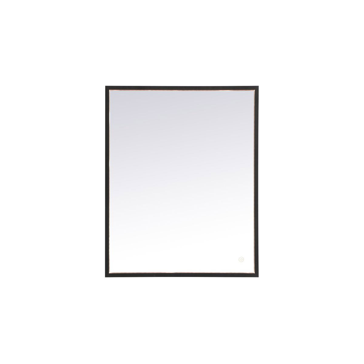 Pier 36 X 20 inch Black LED Mirror