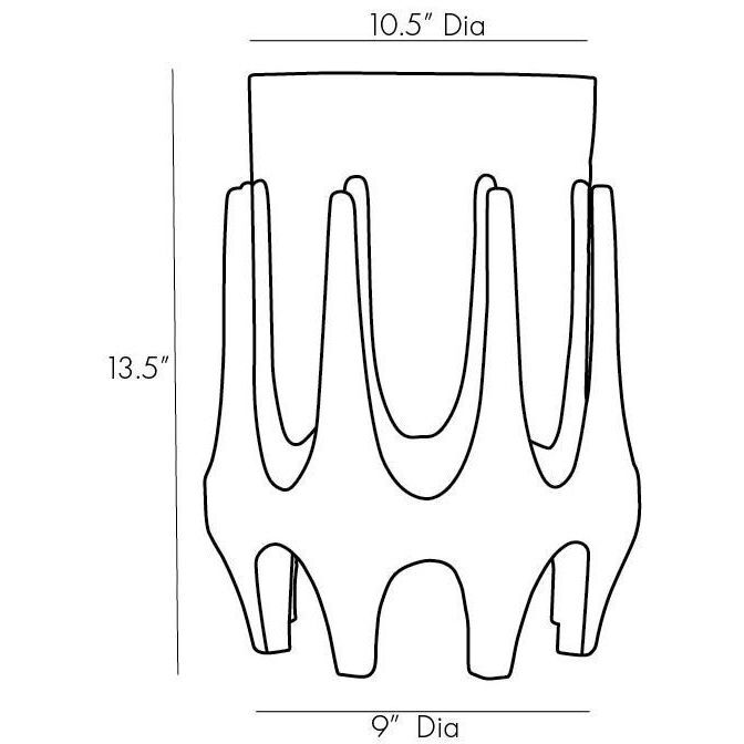 Harmon 13.5 X 10.5 inch Hurricane