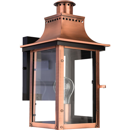 Chalmers 1 Light 16 inch Aged Copper Outdoor Wall Lantern