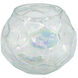 Iridescent Glass Votive 6 X 4 inch Candleholder
