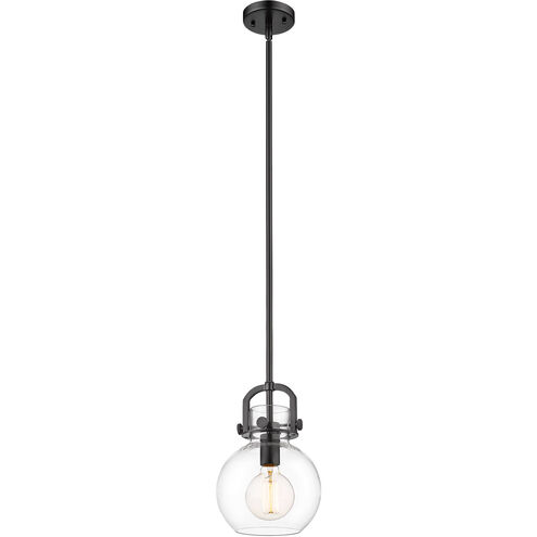 Newton Newton Sphere 1 Light 8 inch Matte Black Mini Pendant Ceiling Light