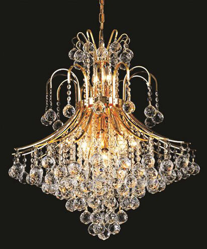 Toureg 15 Light 25 inch Gold Dining Chandelier Ceiling Light in Royal Cut