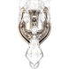 La Scala 1 Light 8 inch Antique Silver Wall Sconce Wall Light in Antique Silver Cast