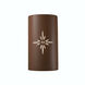 Sun Dagger 1 Light 13.75 inch Canyon Clay Outdoor Wall Sconce