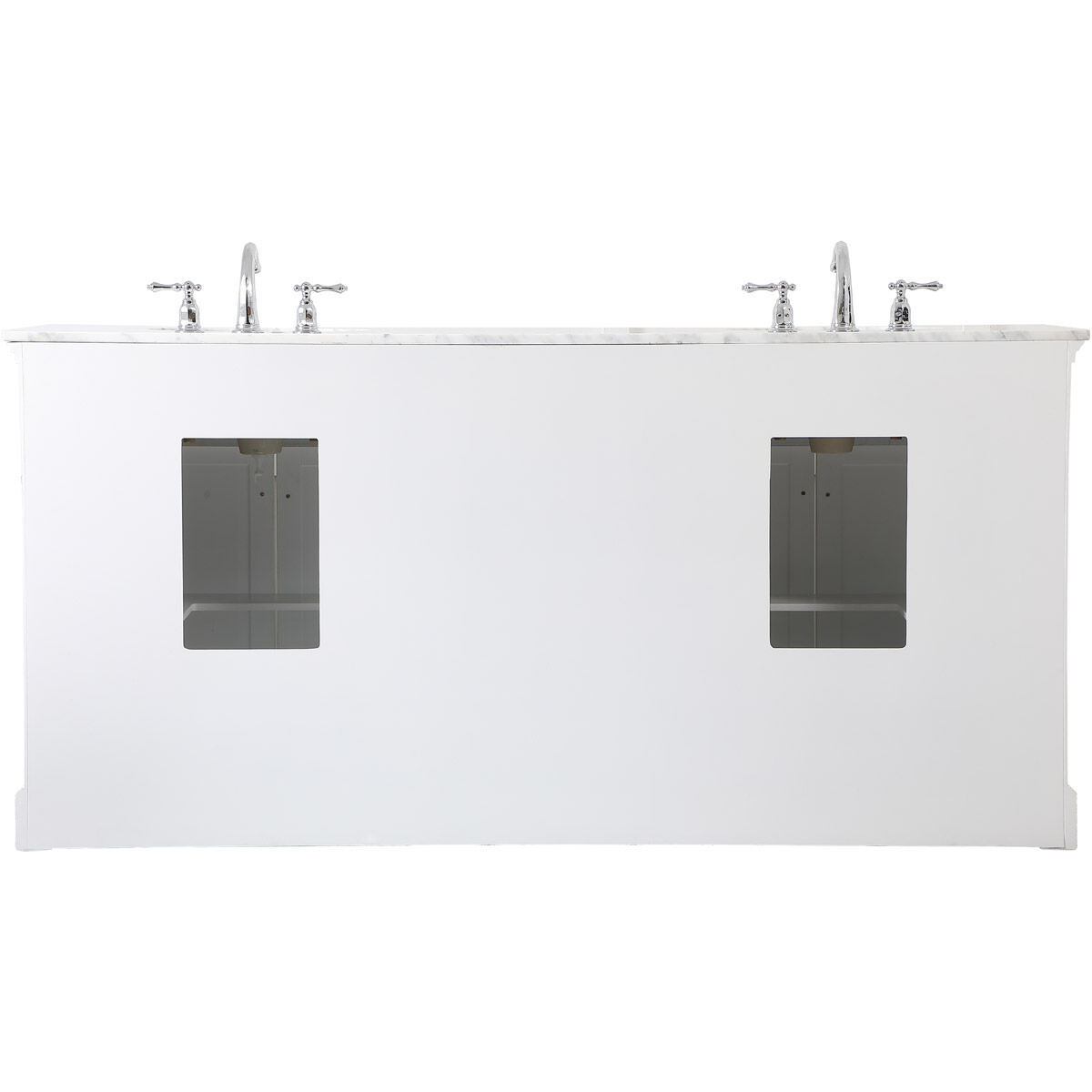 Clarence 72 X 22 X 35 inch White Vanity Sink Set