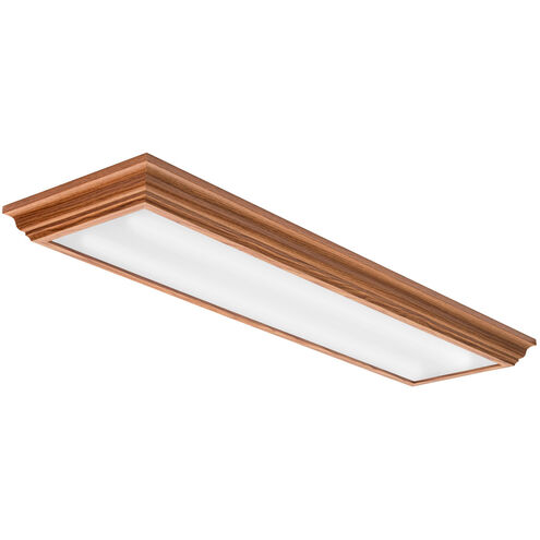 Signature LED 14 inch Matte Oak Flush Mount Ceiling Light