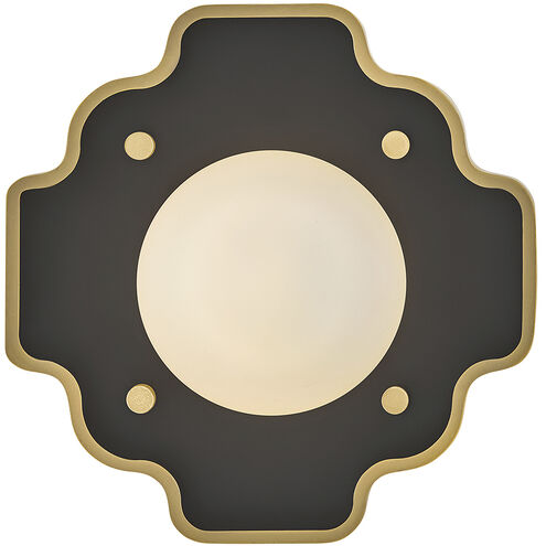 Howe Sconce Wall Light in Gloss Black, Small