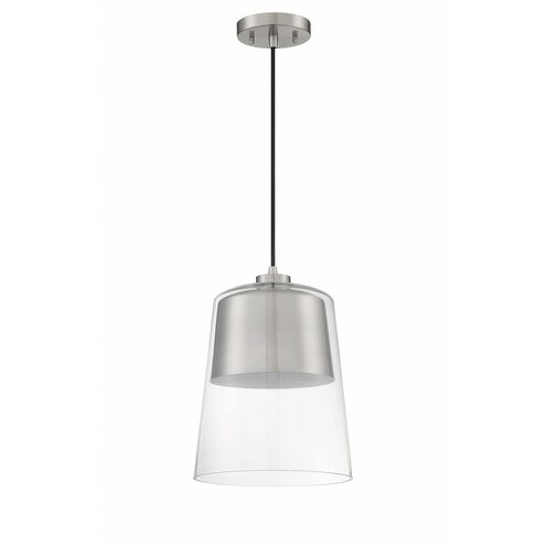 Caladon 1 Light 10 inch Satin Nickel Pendant Ceiling Light