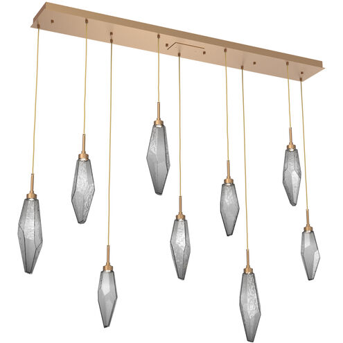 Rock Crystal 9 Light Island Light