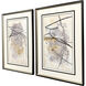 Tangle Black and Beige and Gray and Neutral Framed Art