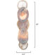 Trinity 2 Light 6.5 inch Pale Lavender & Antique Brass Wall Sconce Wall Light