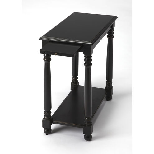 Masterpiece Devane Black Licorice Chairside Chest