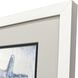 Azure Shell Blue and Gray Framed Art