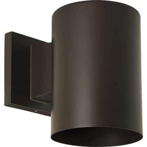 Cylinder LED 8 inch Antique Bronze Outdoor Wall Cylinder, Progress LED