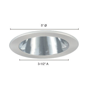 Signature White Recessed Lighting Trim
