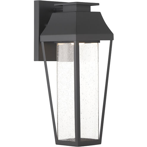 Brookline LED 15 inch Matte Black Outdoor Wall Lantern