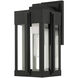 Lexington 1 Light 13 inch Black Outdoor Wall Lantern