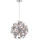 Ribbons 5 Light 17 inch Polished Chrome Pendant Ceiling Light