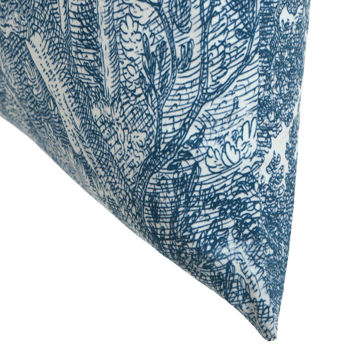 Dann Foley 24 inch Blue and White Decorative Pillow