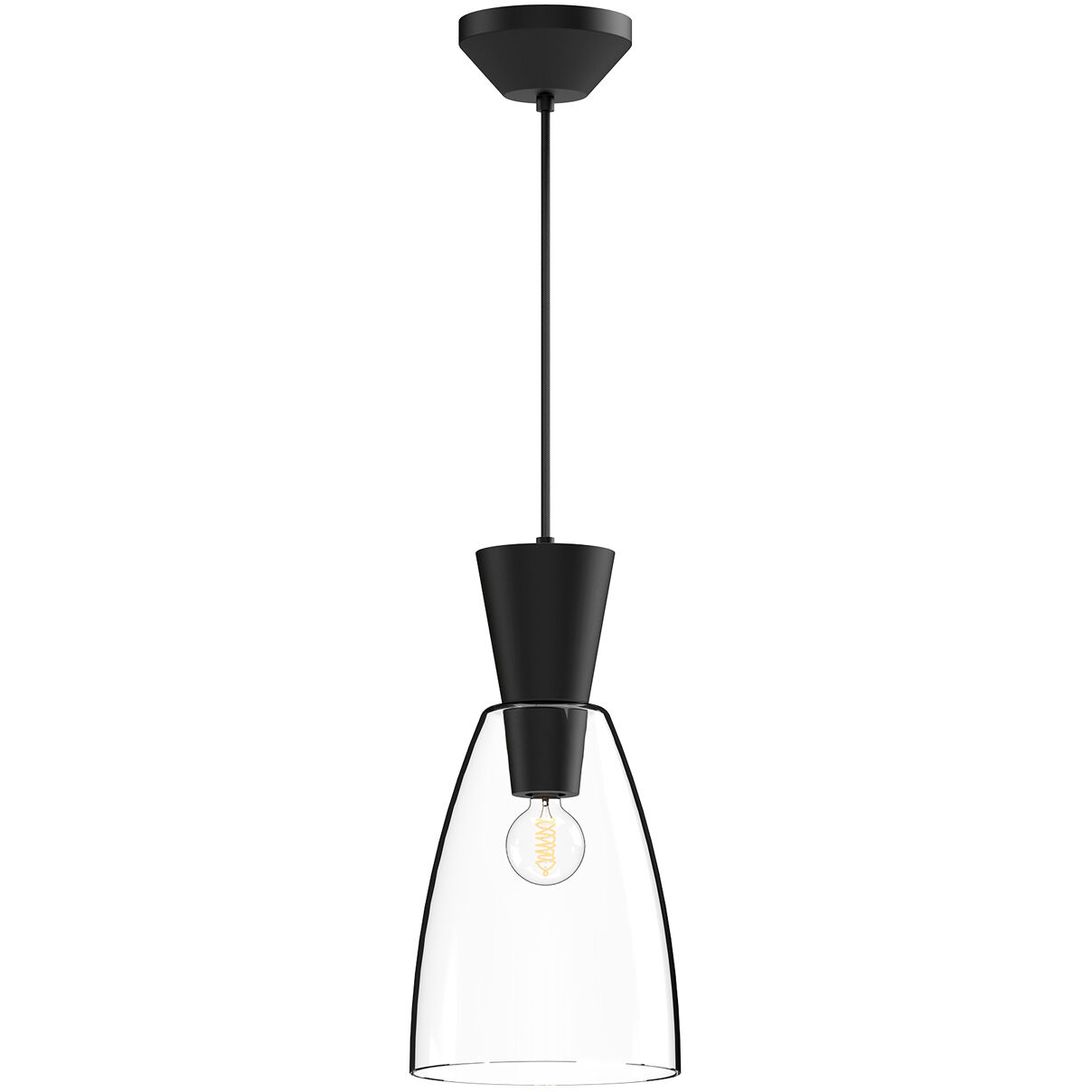 Alora Mood Arlo Pendant Ceiling Light in Matte Black