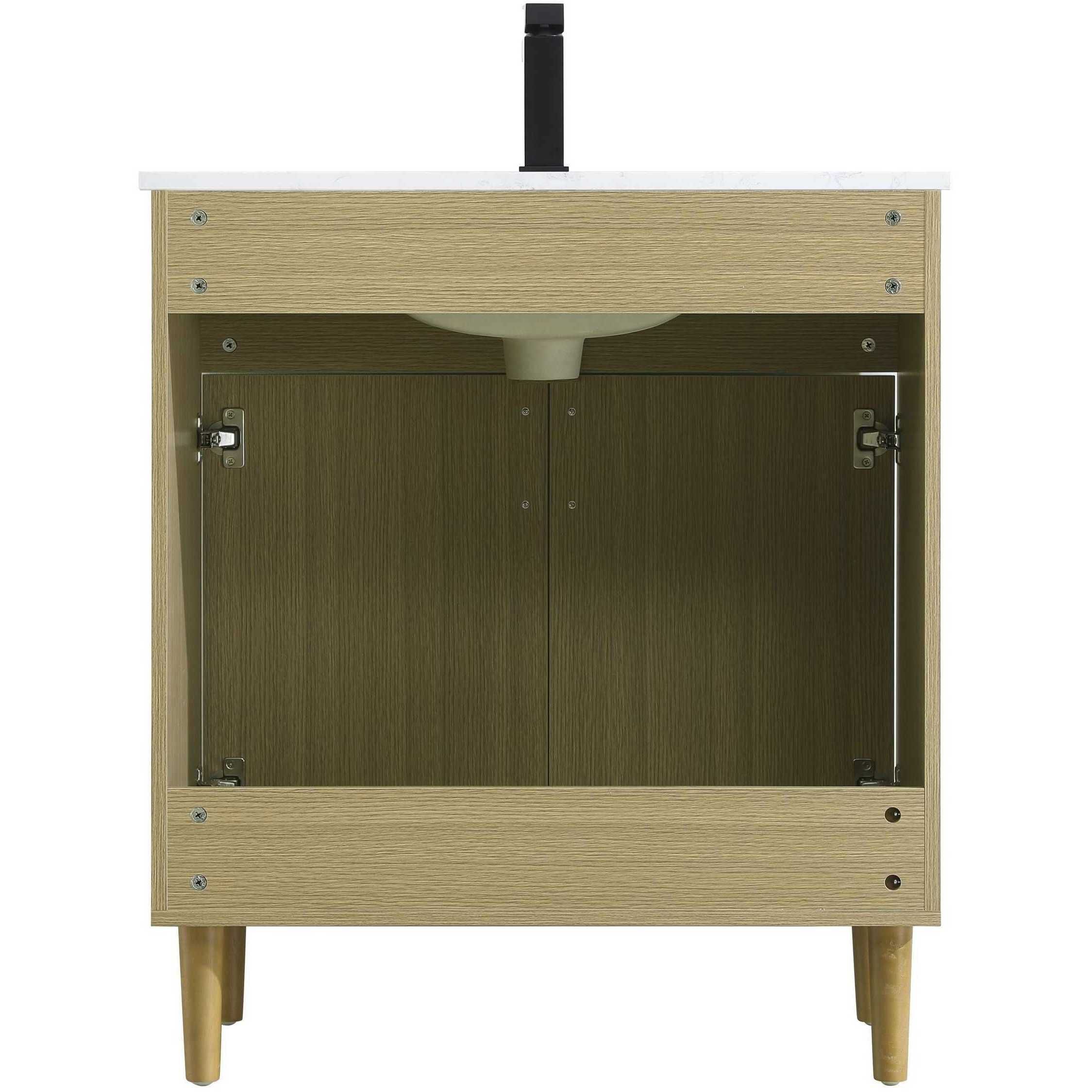Chandler 30 X 34 inch Honey Brown Bathroom Vanity Cabinet