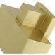 Lynx 1 Light 6 inch Satin Brass Outdoor ADA Wall Sconce