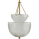 Colleen 4 Light 15 inch Antique Mercury Chandelier Ceiling Light