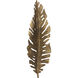 Sago Leaf Antique Gold Dimensional Wall Art