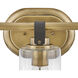 Halstead 3 Light 24 inch Heritage Brass Vanity Light Wall Light