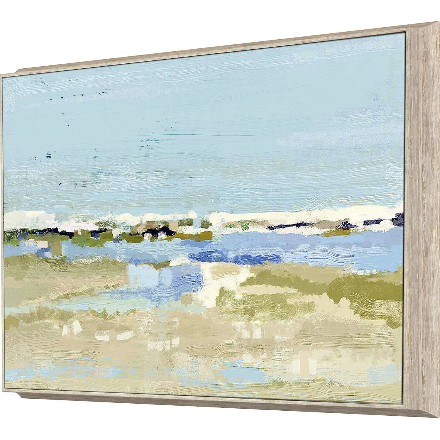 Serenity at Sea 31 X 21 inch Non-Glass Framed Art, Propac