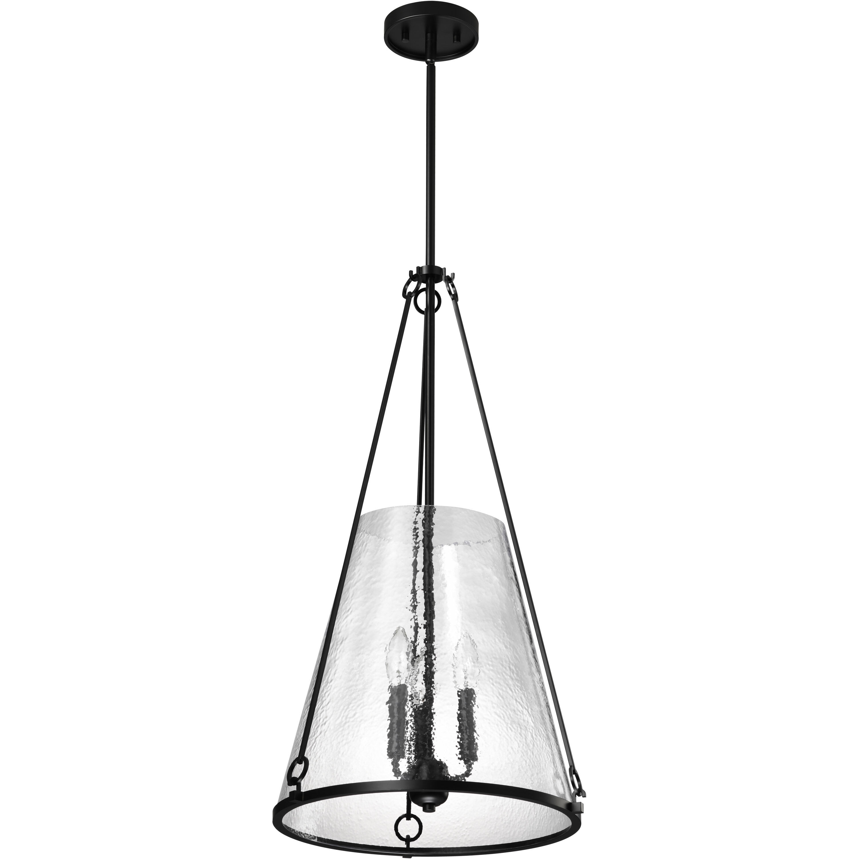 Valentine 16 inch Black Pendant Ceiling Light