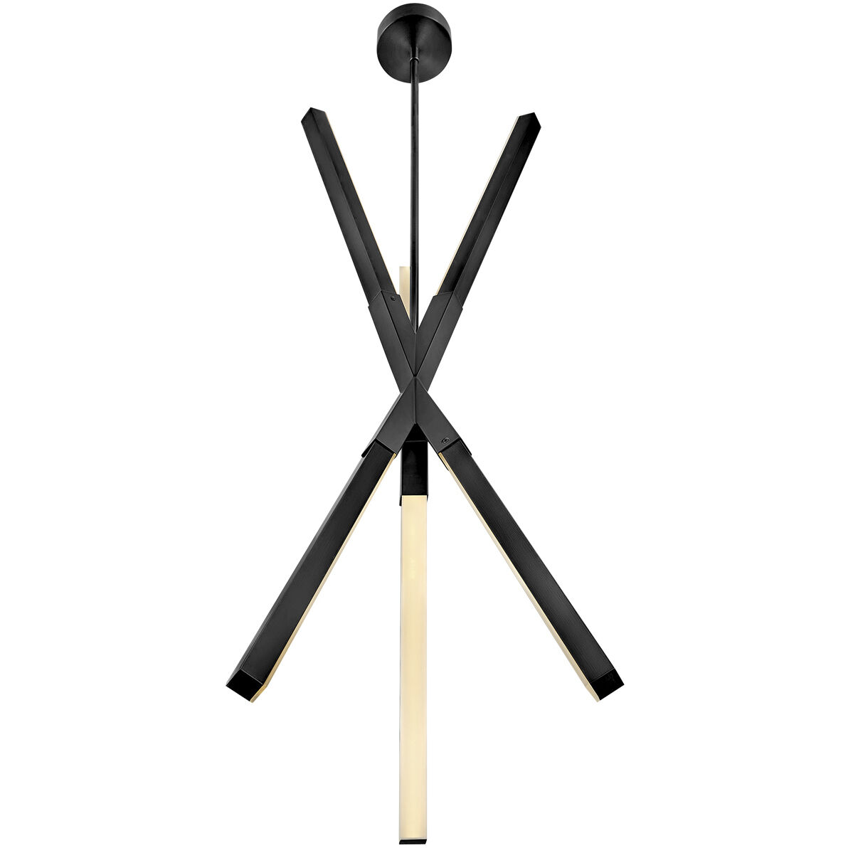 Rae LED 14.75 inch Black Chandelier Ceiling Light