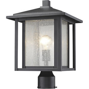 Aspen 1 Light 16.25 inch Black Outdoor Post Mount Fixture