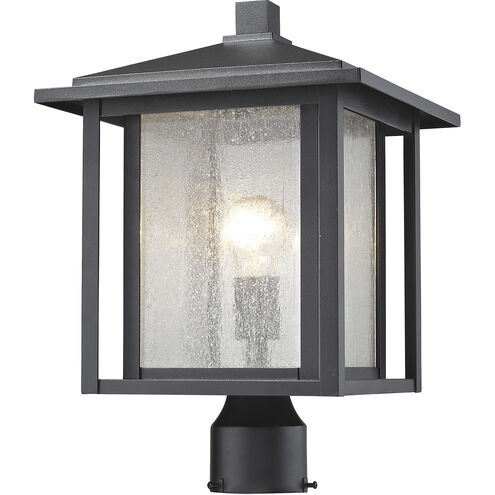Aspen 1 Light 16.25 inch Black Outdoor Post Mount Fixture