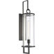 Hopkins 1 Light 30 inch Charcoal Outdoor Wall Sconce