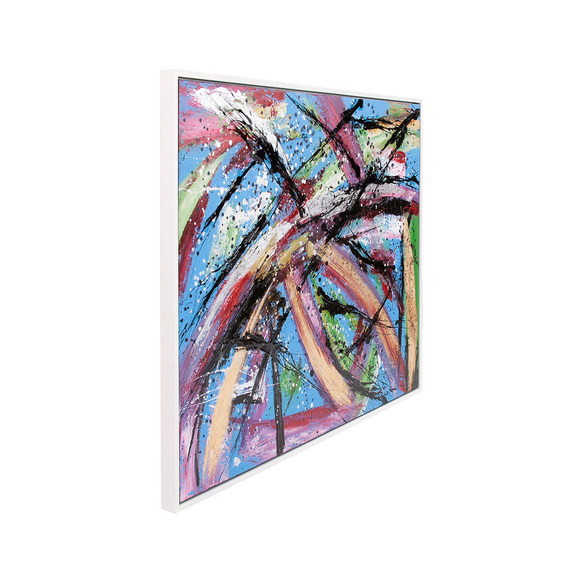 Fiesta 50 X 40 inch Hand Painted Wall Art