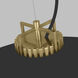Sean Lavin Forge LED 24 inch Natural Brass Line-Voltage Pendant Ceiling Light in Nightshade Black